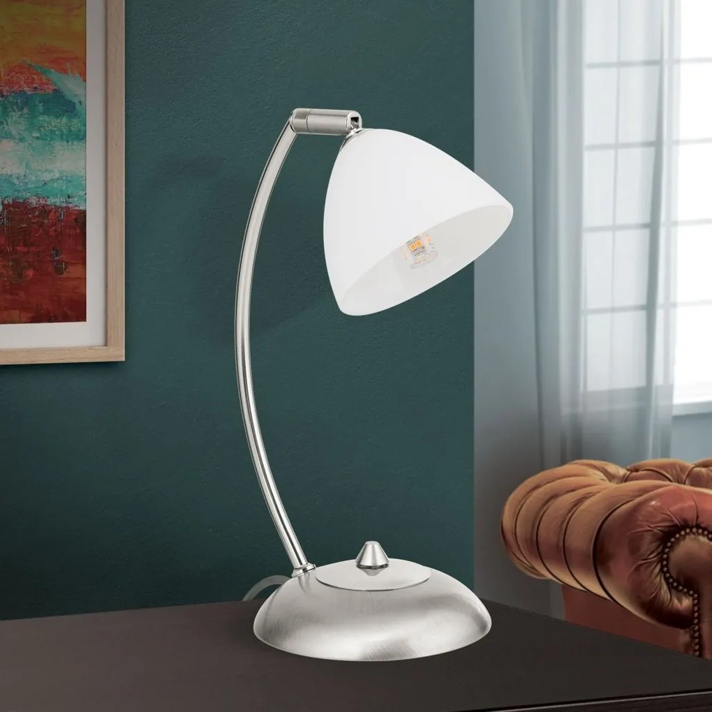 Lampa de masa design modern OPALDESIGN, satin