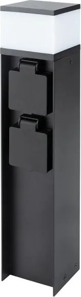 Solight PG13B - Lampă de exterior cu 2 prize 1xG9/11W/230V IP44