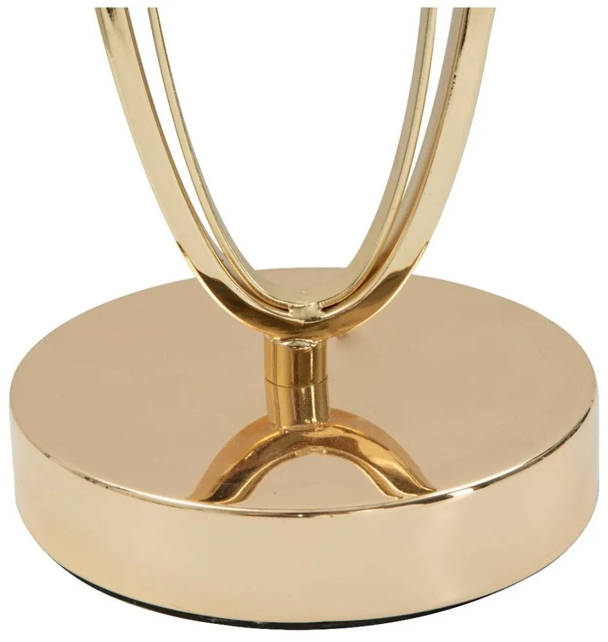 Lampadar cu o construcție aurie Mauro Ferretti Glam Flush, alb