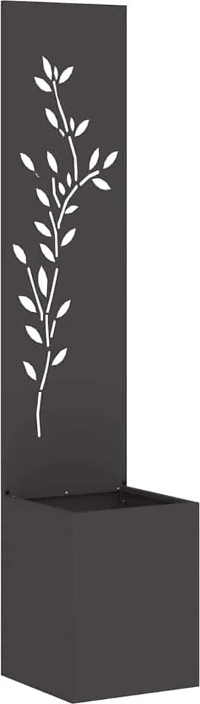 vidaXL Ecran de intimitate pentru grădină Negru 32 x 32 x 150 cm