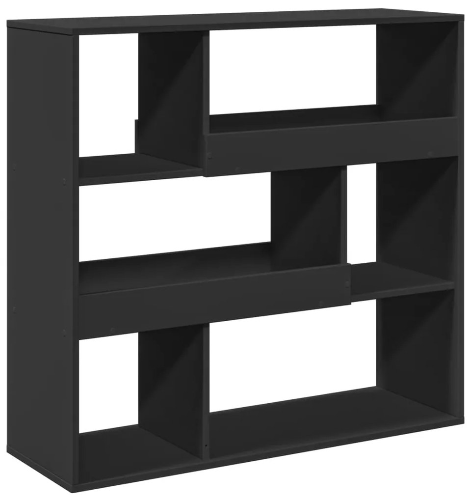 854437 vidaXL Bibliotecă/Separator cameră, negru, 100x33x94,5 cm