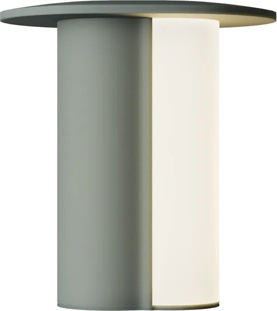 Veioza LED portabila/reincarcabila ASYM verde