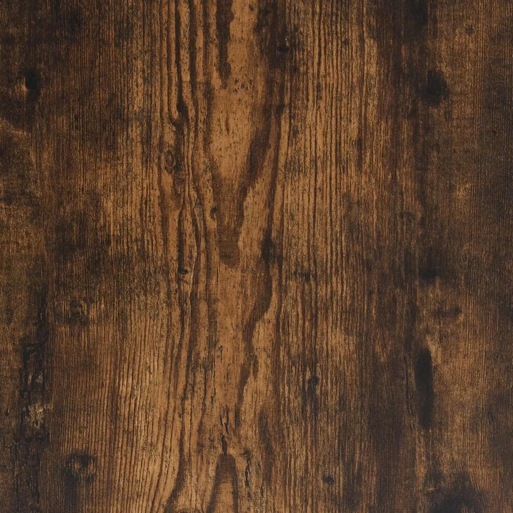 Dulap coltar, stejar fumuriu, 33x33x164,5 cm, lemn prelucrat 1, Stejar afumat, 33 x 33 x 164.5 cm