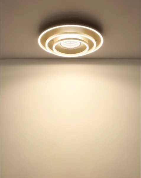 Globo 48564-40S - Plafonieră LED LAWANDA LED/40W/230V, diam. 51 cm, bej