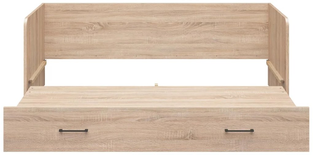 Pat de o persoană extensibil80 cm Tetrix 13 (stejar sonoma) (cu sp. depozitare). 1098495
