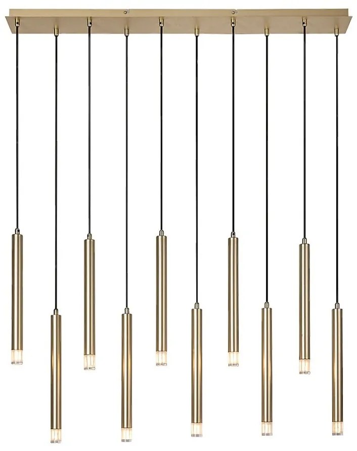 Lustra suspendata stil minimalist Ramira 10L aurie