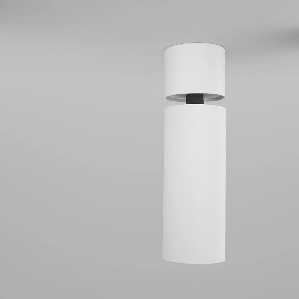 Spot LED aplicat directionabil design tehnic Focus alb, 3000K