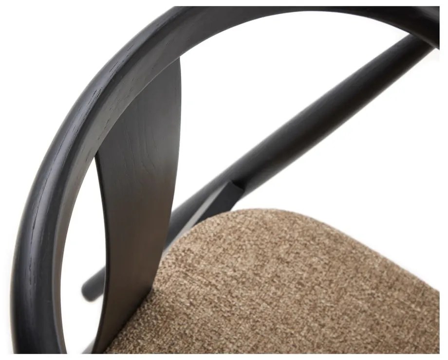 Scaun de dining negru/bej Relate – Unique Furniture