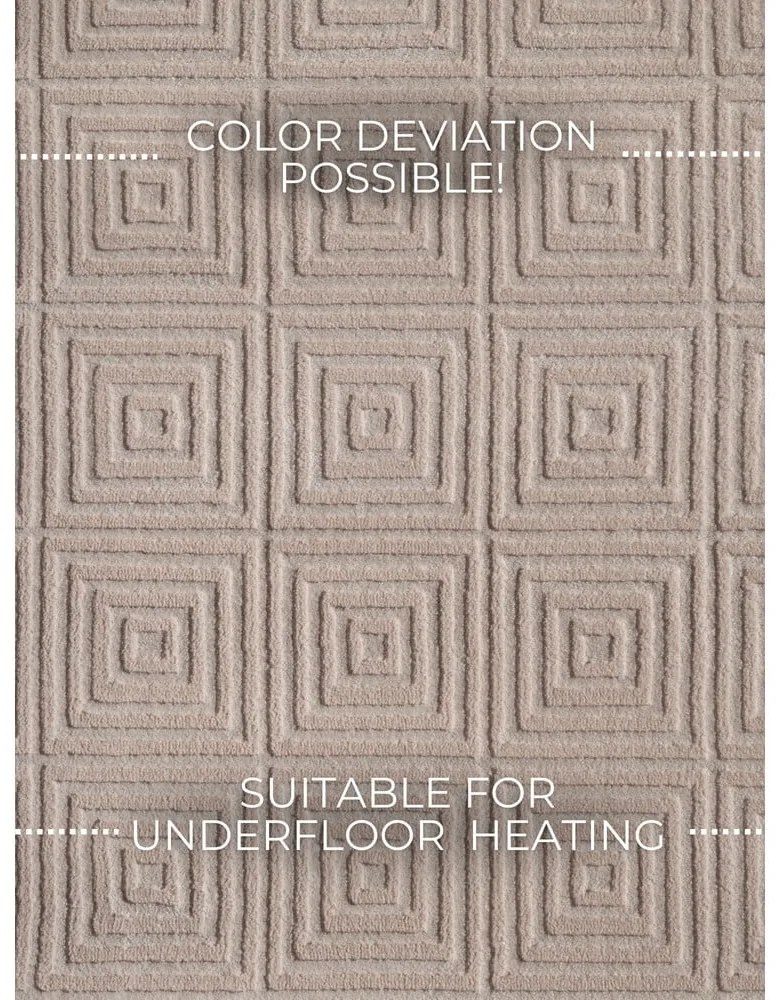 Covor tip traversă bej 80x240 cm Perles Tourmaline – Elle Decoration