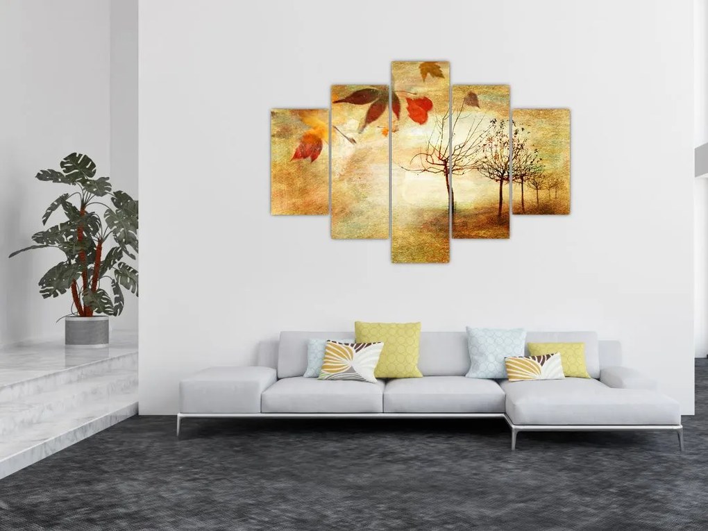 Tablou - Dispoziție de toamnă (150x105 cm)