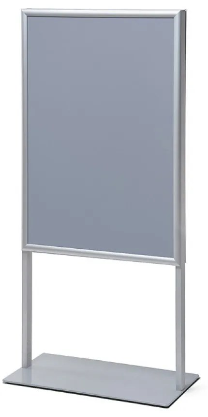 Suport poster 70 x 100 cm, argintiu