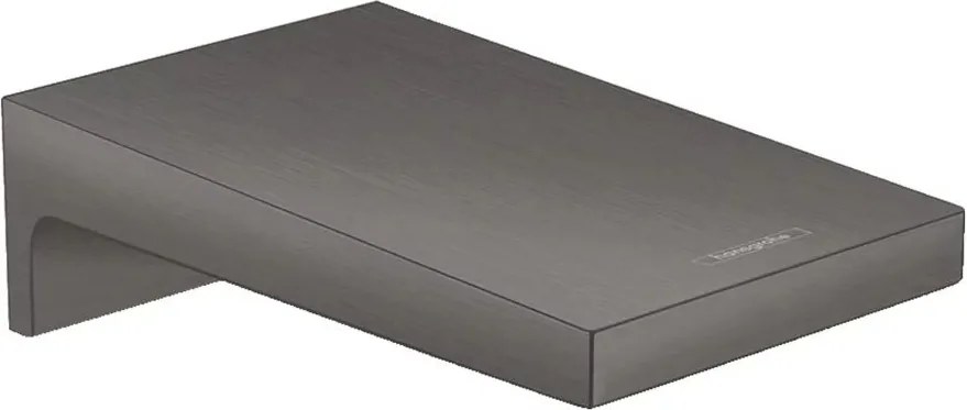 Pipa cada Hansgrohe Metropol negru - crom periat 185 mm