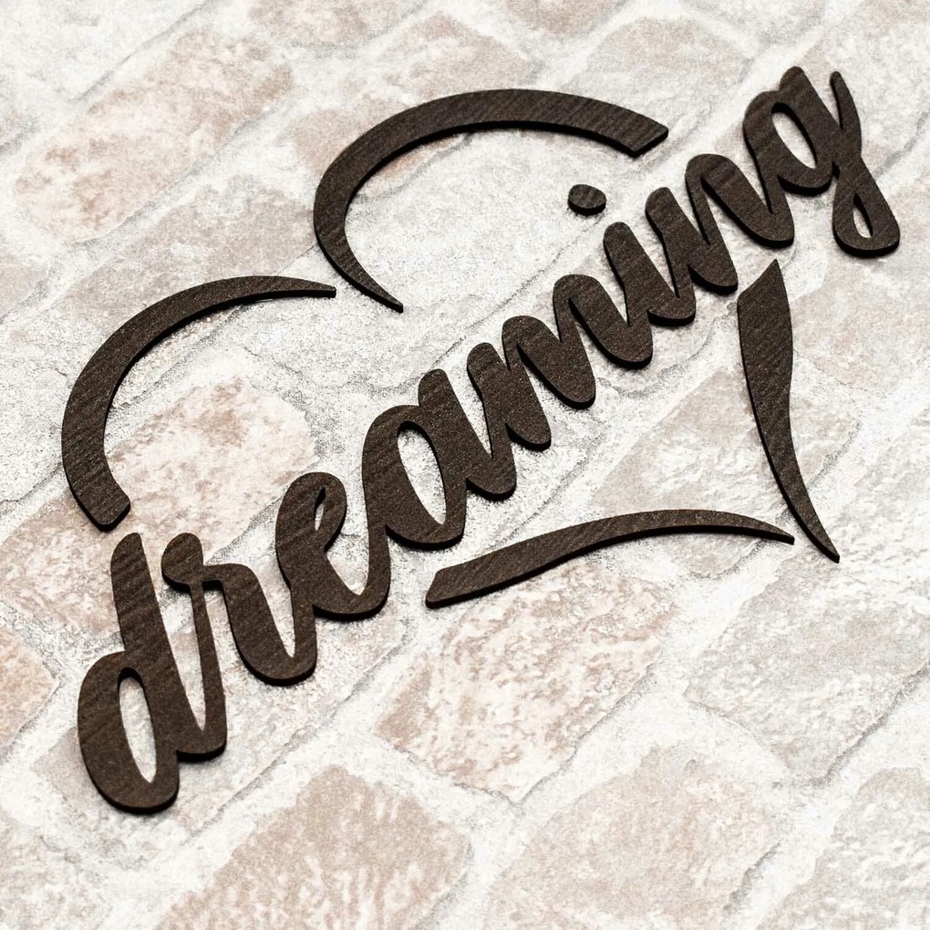 DUBLEZ | Ornament de perete - Never Stop Dreaming