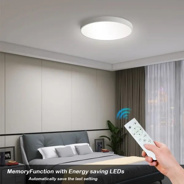 Brilagi-LED Corp de iluminat dimabil POOL SMART LED/48W/230V, 40 cm, Wi‑Fi Tuya + telecomandă, alb