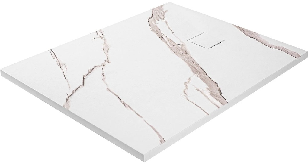 Cada de duș Magnum CARRARA WHITE 80x100