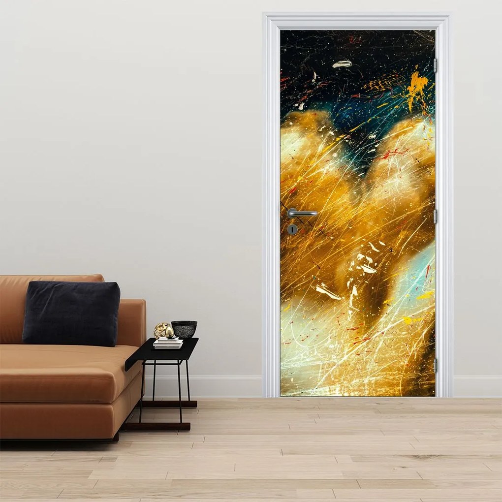Fototapet pentru ușă - Îngerii sărutând (95x205cm)