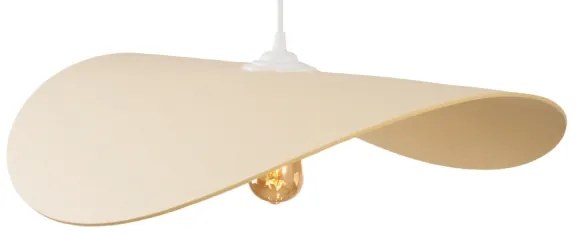 Lustră pe cablu MAXLIGHT P0585 PAN 1xE27/15W/230V d. 60 cm crem