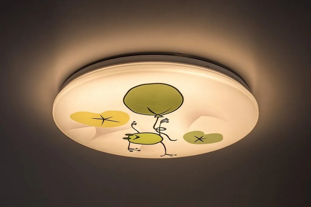 Aplica camera copii motiv broscuta si baloane Froggo