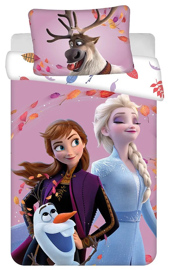 Disney Regatul de gheață Wind așternut de pat pentru copii 100×135 cm, 40×60 cm