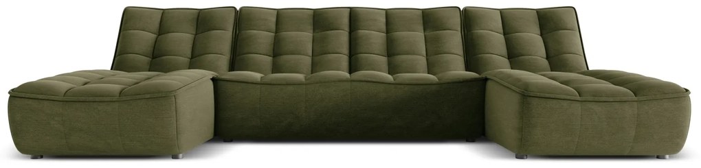 Coltar Moni cu 6 locuri in forma de U si tapiterie din tesatura structurala