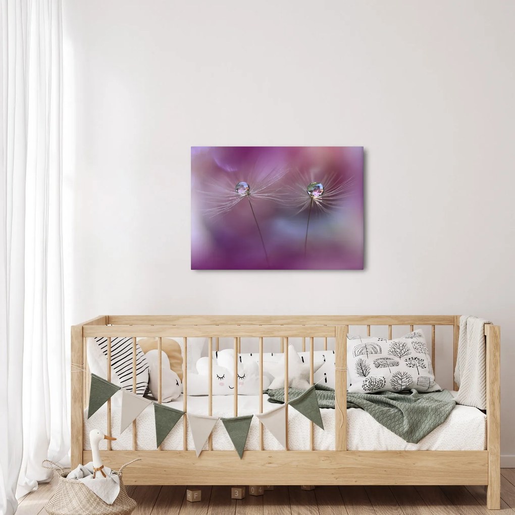 Tablou cu picături pe puf (70x50 cm)