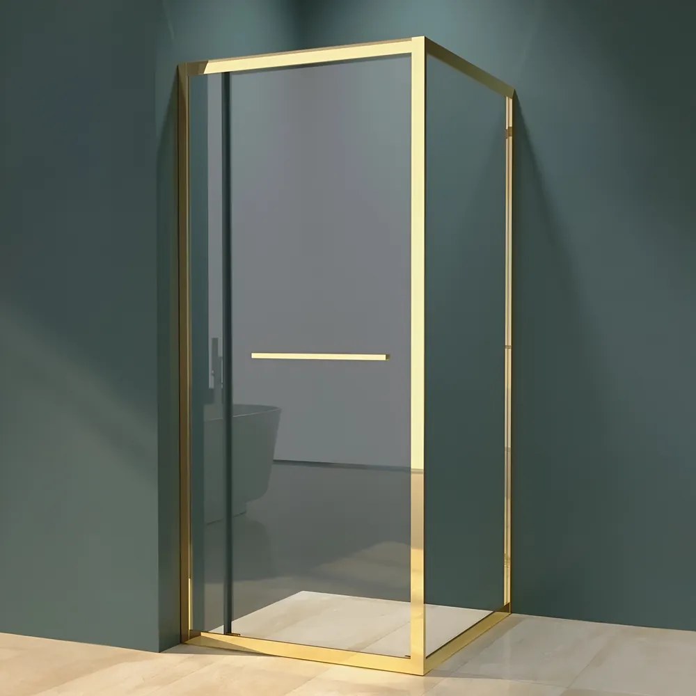 Firenze Cabină de duș Gold 6mm 80cm