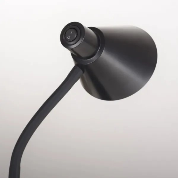 JUST LIGHT. 11248-18 - Lampă LED de birou flexibilă PIXIE, LED/4,5W/230V, neagră
