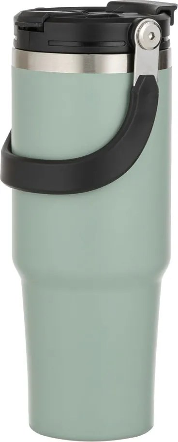 Sticlă verde salvie de călătorie din oțel inoxidabil 1 l Eco – Ladelle