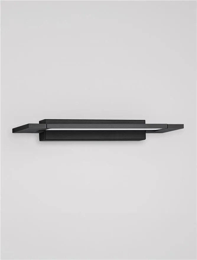 Aplica de perete LED baie IP44 LIVO negru