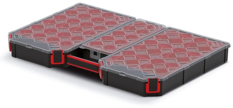Organizator 57,7 × 39 × 6 cm, cutii, negru
