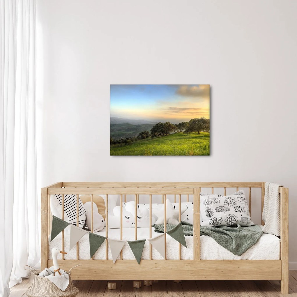 Tablou - Privire de pe deal (70x50 cm)