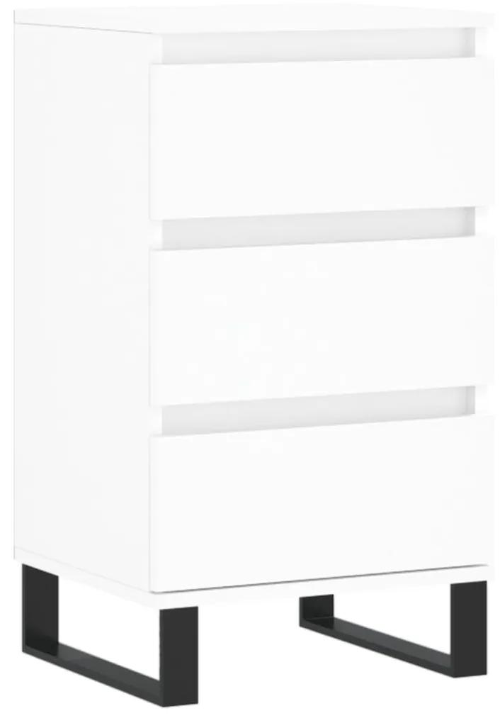 831100 vidaXL Servantă, alb, 40x35x70 cm, lemn prelucrat