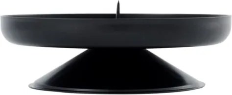 Suport metalic pentru lumanari VESTA Ø9 cm, negru