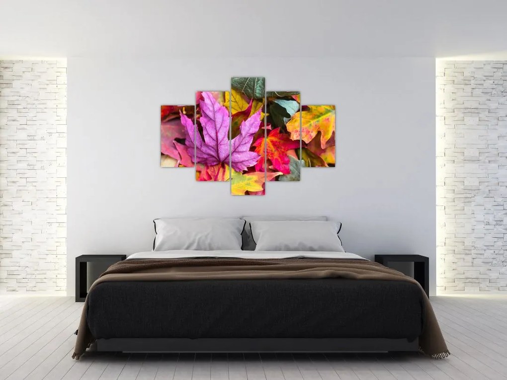 Tablou - frunze de toamnă (150x105 cm)