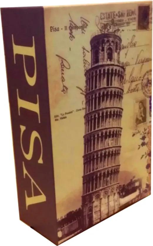 Seif tip carte Leaning Tower of Pisa cu cifru
