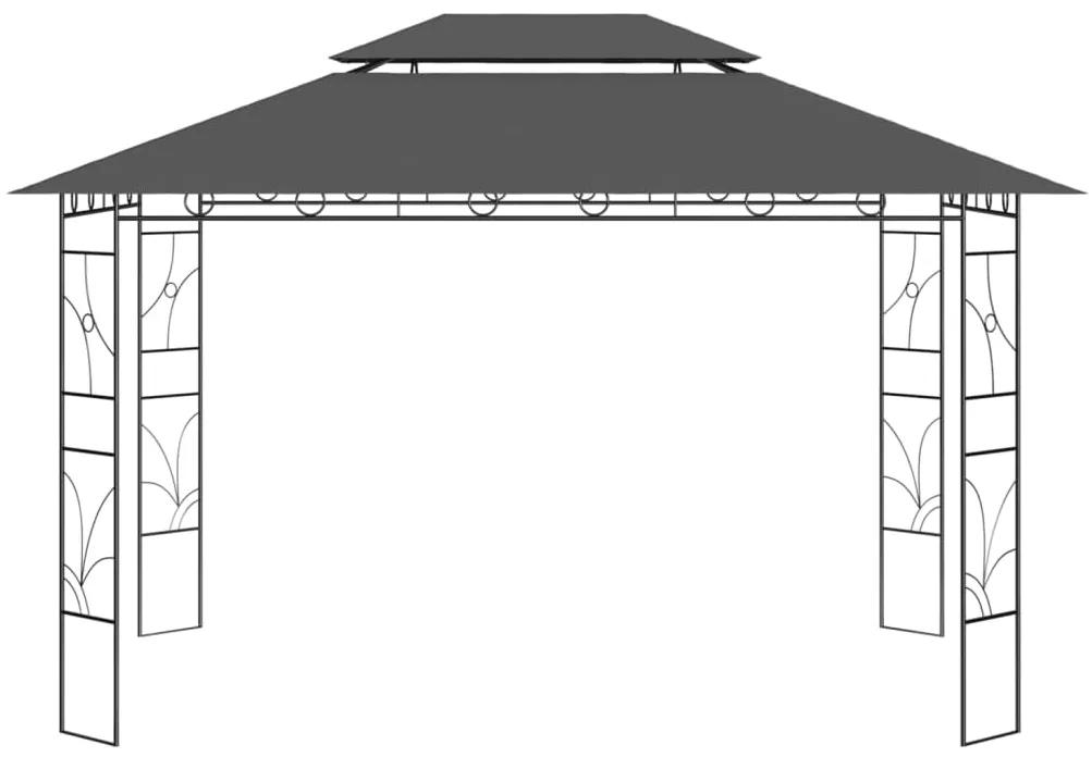 Pavilion, antracit, 4x3x2,7 m, 160 g m   Antracit
