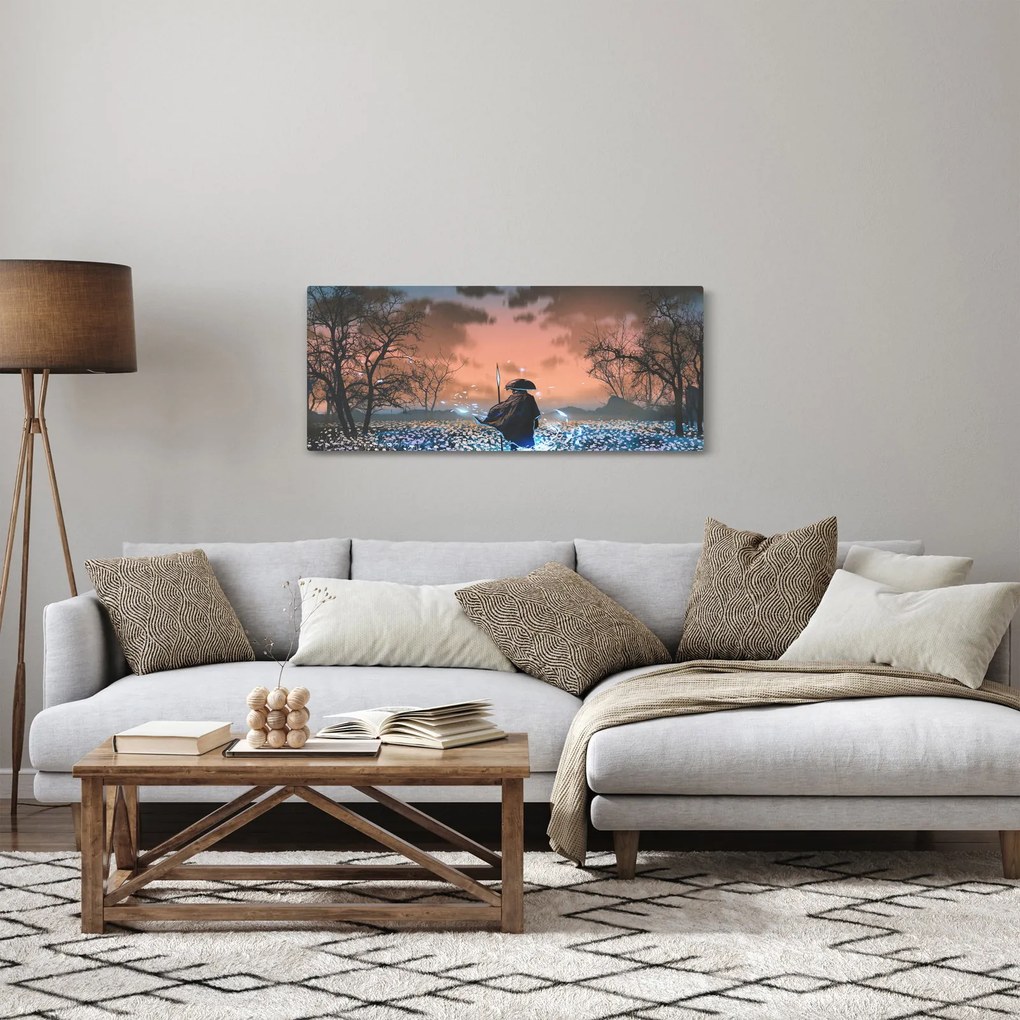 Tablou - Ilustrație a unui războinic (120x50 cm)