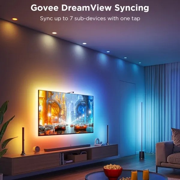 SET 2x Govee Backlight TV 55-65" SMART LED retroiluminare RGBICW Wi-Fi