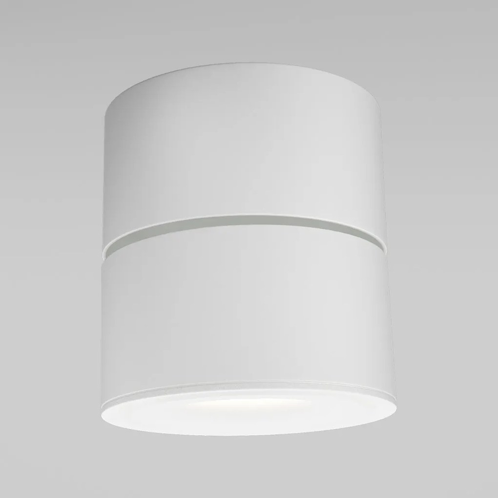 Spot LED aplicat directionabil design tehnic Yin alb