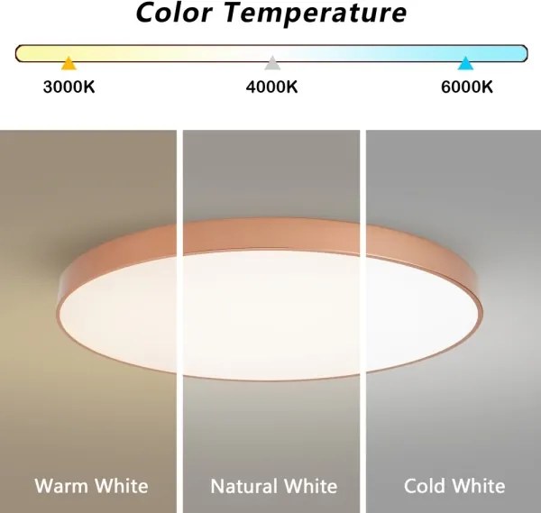 BRILAGI - Plafonieră LED POOL LED/128W/230V 3000/4000/6000K Ø 100 cm bronz
