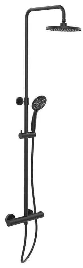 WENKO 25484100 - Sistem de duș WATERSAVING SYSTEM 12x120 cm, negru