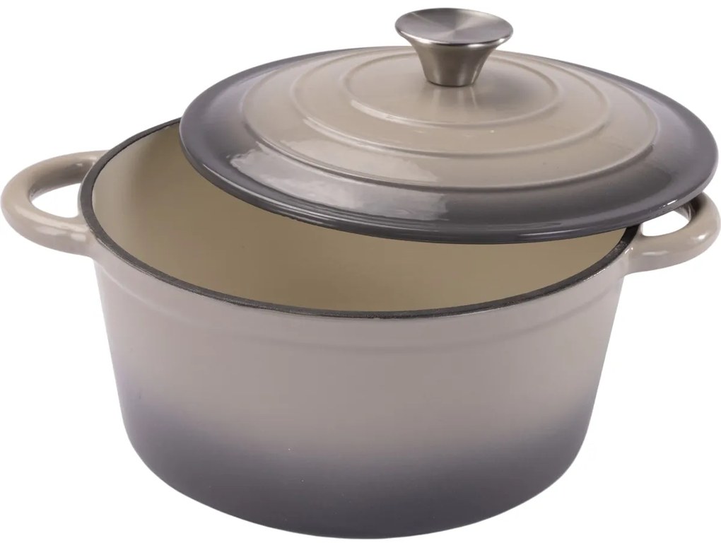 Oală din fontă Lamart LT1302 Iron 24 cm, 3,6 l, 3,6 l