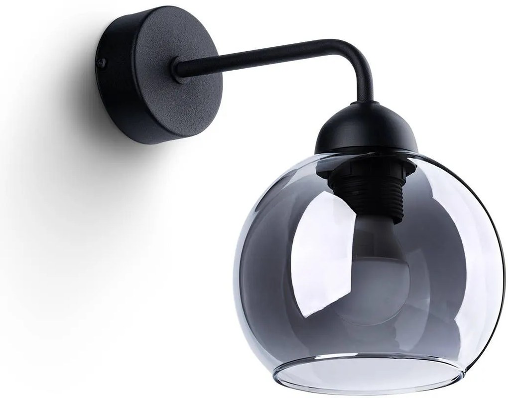 Sollux Lighting Alino plafonier 1x60 W negru SL.1139