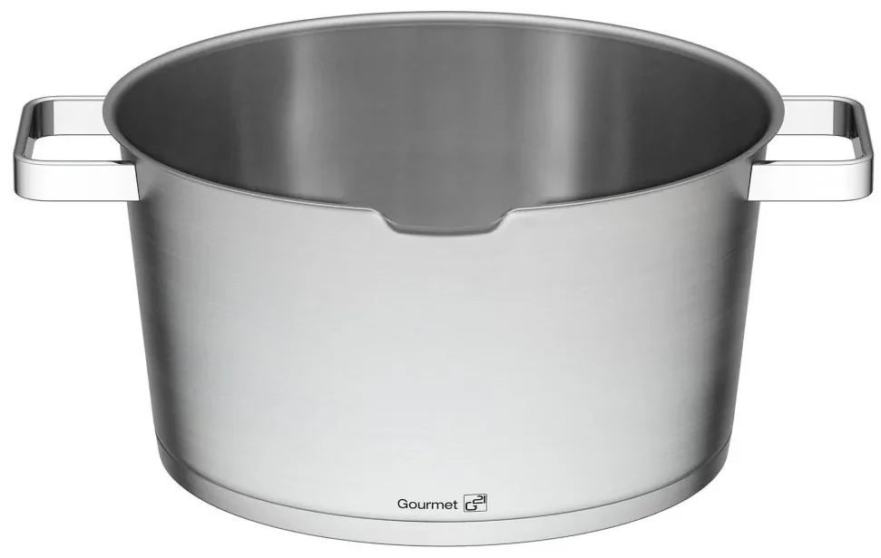 Oală G21 Gourmet Magic cu sita si capac,oţel inoxidabil-28cm