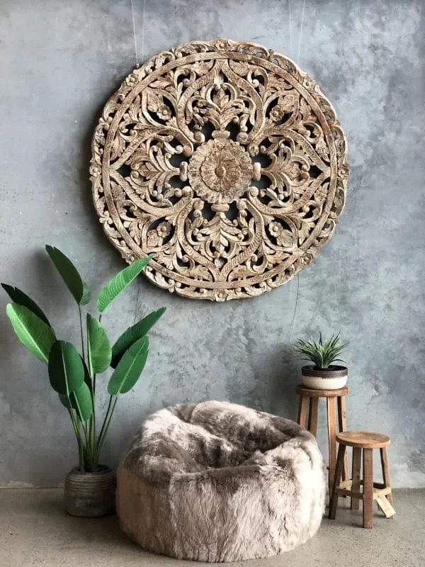 Fotoliu puf din blana de oaie LW Noua Zeelanda, LW Bean Bag Large