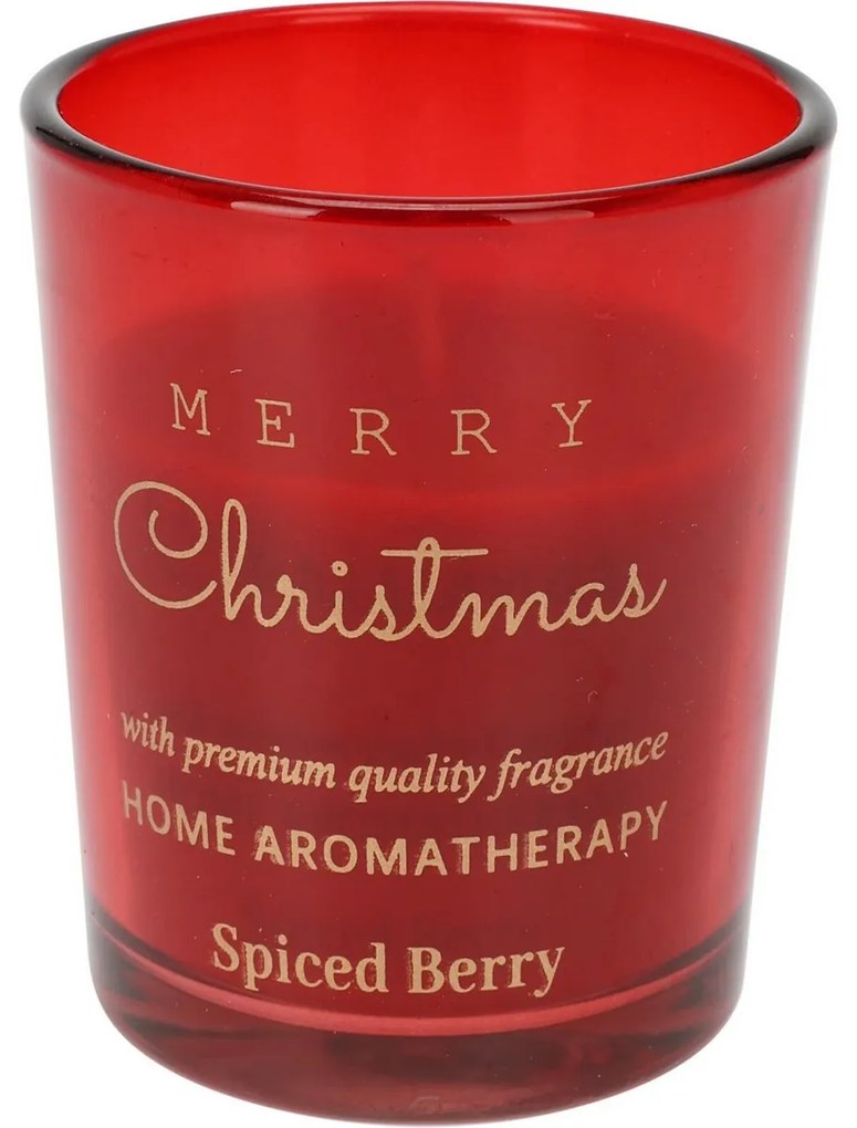 Set cadou de difuzor și lumânare Merry ChristmasSpiced berry, 2 buc