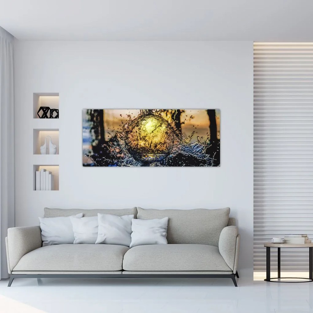 Tablou cu apa (120x50 cm), în 40 de alte dimensiuni noi