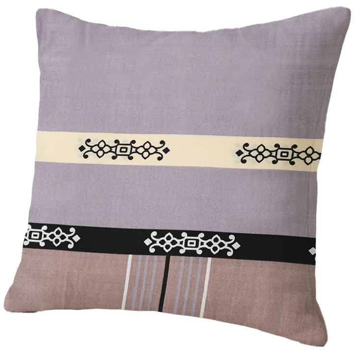 Set 2 bucati fete de perna decorative DANIELA 45x45 cm, bej