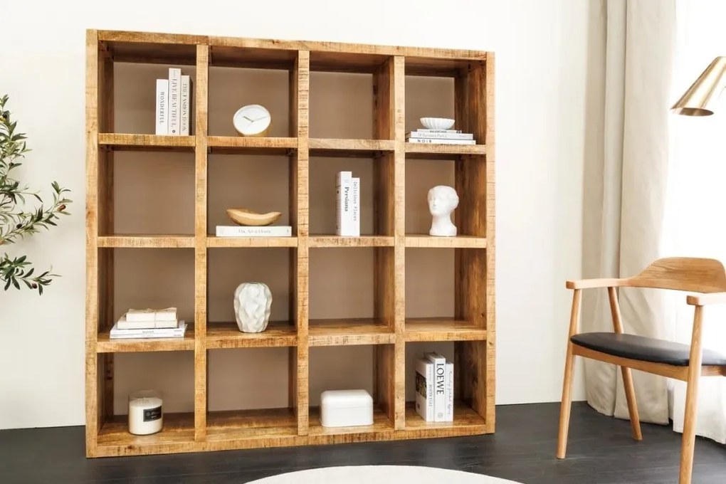 Raft deschis de perete sau separator camera IRON CRAFT 160x156cm