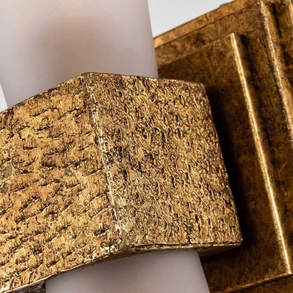 Elstead KRISTY-2WB-DG-OPAL-LED Aplică pentru baie KRISTY, 2 x G9 (4 W), 230 V, IP44, finisaj cupru